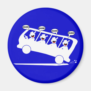 DUDES i transit-1 Magnet