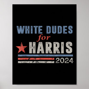 Dudes till Harris Harris Waltz 2024 Val Kamala Poster