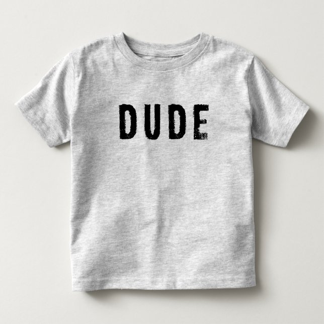 Dudesmåbarnskjorta Tee Shirt (Framsida)