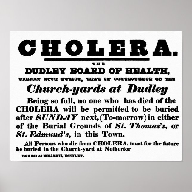 Dudley Board of Health Poster (Framsidan)