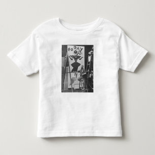 Dudley Hardy målar en poster T-shirt