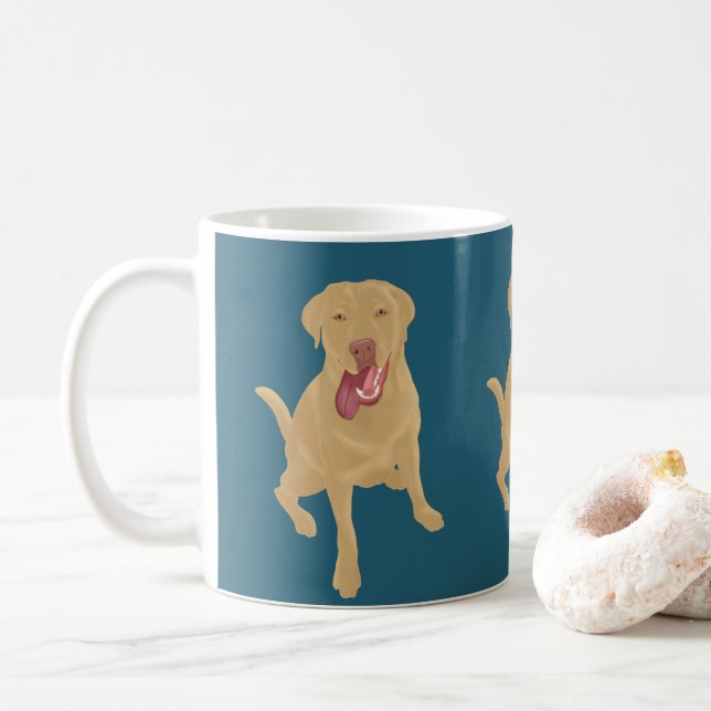 Dudley Labrador Coffee Mugg (Med munk)