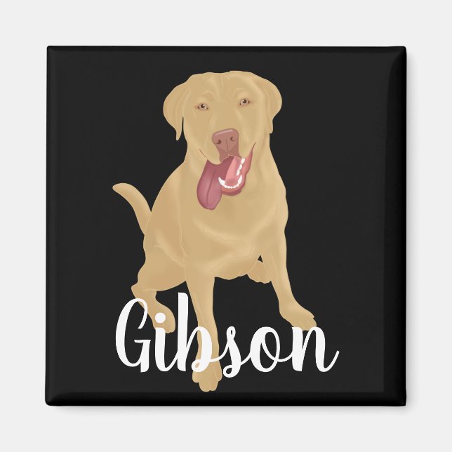 Dudley Labrador Magnet (Framsidan)