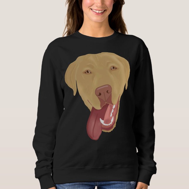 Dudley Labrador Retriever Puppy Ansikte T Shirt (Framsida)