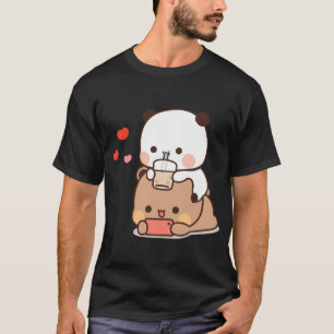 Dudu Bear och Bubu Panda Enjoying Time Togetherâ T Shirt