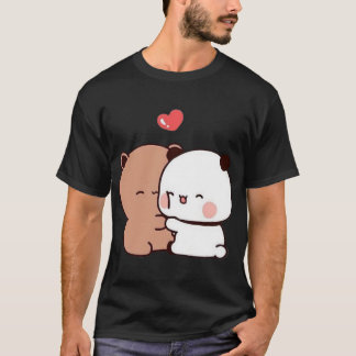 DuDu Bear och BuBu Panda speciella ögonblick ❤️ Ak T Shirt
