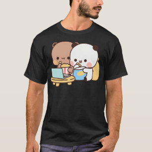 Dudu Bear och Bubu Panda vaktar filmen tillsammans T Shirt