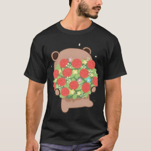 Dudu Ge Bubu Flowers för alla hjärtans dag T Shirt