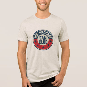 Due Process Fan Club – Anti ICE Vintage-märke T Shirt