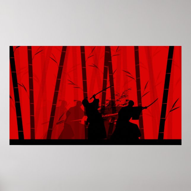 Duel i Red Bamboo - Samurai-slaget Poster (Framsidan)