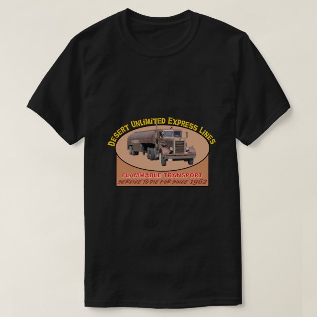 DUEL Lastbil Logotyp - Peterbilt - Movie Classic T Shirt (Design framsida)