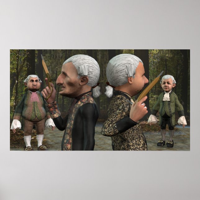 Duel - liten Poster (Framsidan)
