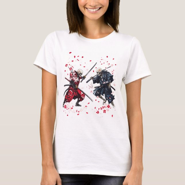 Duel med skallkrigare t shirt (Framsida)