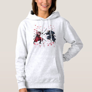 Duel med skallskal samurajer t shirt