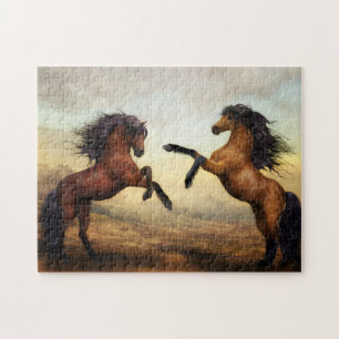 Dueling Horses Puzzle Pussel
