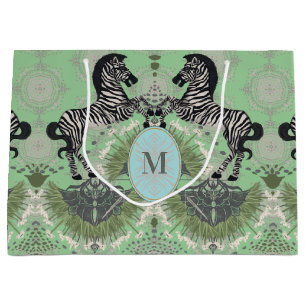 Dueling Zebra Monogram