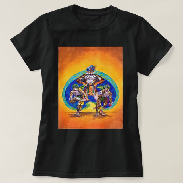 Duelist #4 Cat Warriors Cover Art T Shirt (Design framsida)