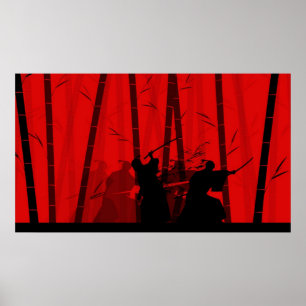 Duell i den röda bambun - Samuraistrid Poster