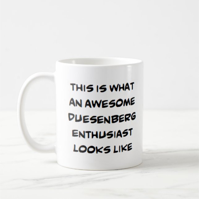 duesenberentusiast, fantastisk kaffemugg (Vänster)