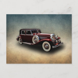 Duesenberg (Duesy) modellerar j-klassikerbilen Vykort