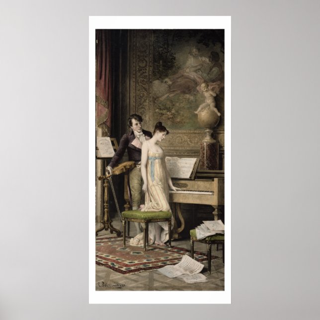 Duet (mezzotint) poster (Framsidan)