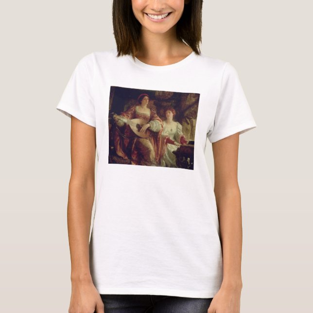 Duet (olja på canvas) t-shirt (Framsida)