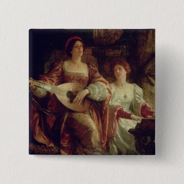 Duett (olja på kanfas) knapp (Framsida)