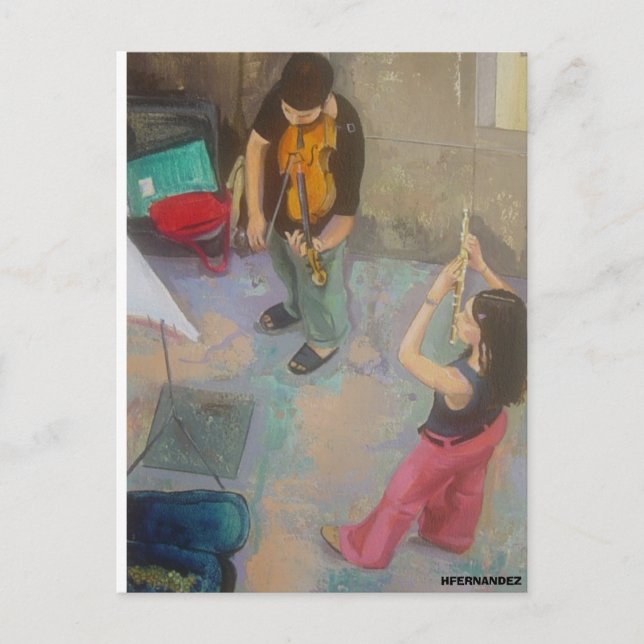 duetto vykort (Framsida)