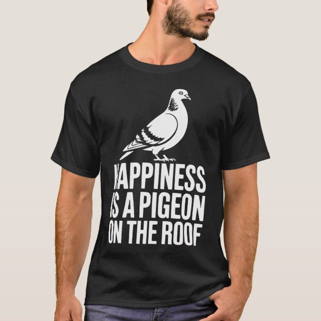 Dueuppfödare Flygande Fågel Djur Duvor T Shirt (Framsida)
