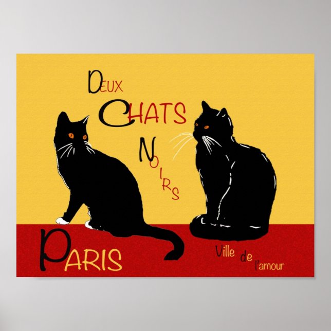 Duex Chattas Noirs Poster (Framsidan)