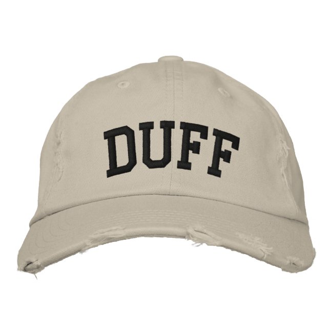 Duff Embroized Hat Broderad Keps (Framsida)