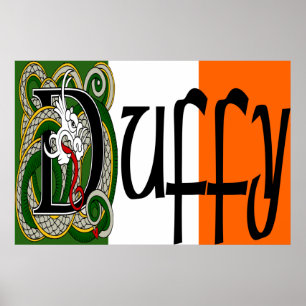 Duffy Celtic Dragon Skriv ut Poster