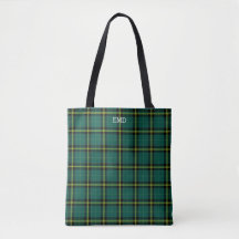 Duffy Klan Tartan Grönt Play Monogram