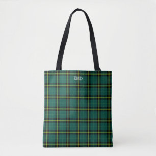 Duffy-Klan Tartan-Grönt Play Monogram Tygkasse