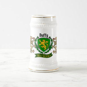Duffy/O'Duffy Irish Shield Personlig Beer Stein Sejdel