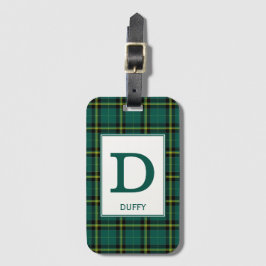 Duffy Tartan Grönt Play Mönster Bagagebricka