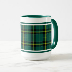 Duffy Tartan Mönster Grönt Irish Play Mugg