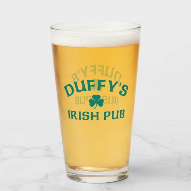 Duffys irländska pub glaskopp (Framsida fylld)