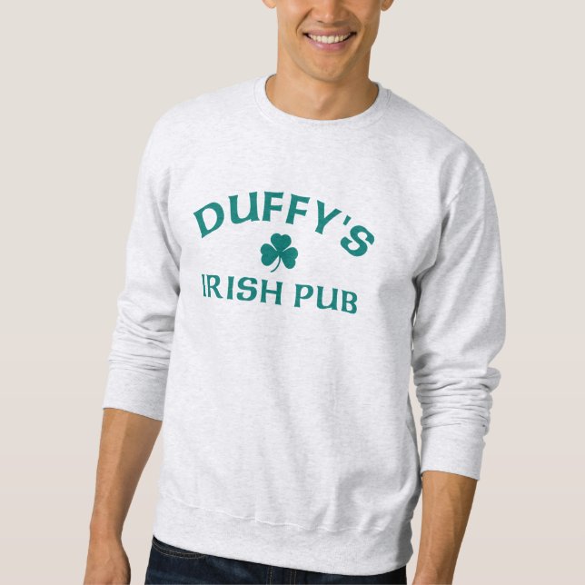 Duffys irländska pub  lång ärmad tröja (Framsida)