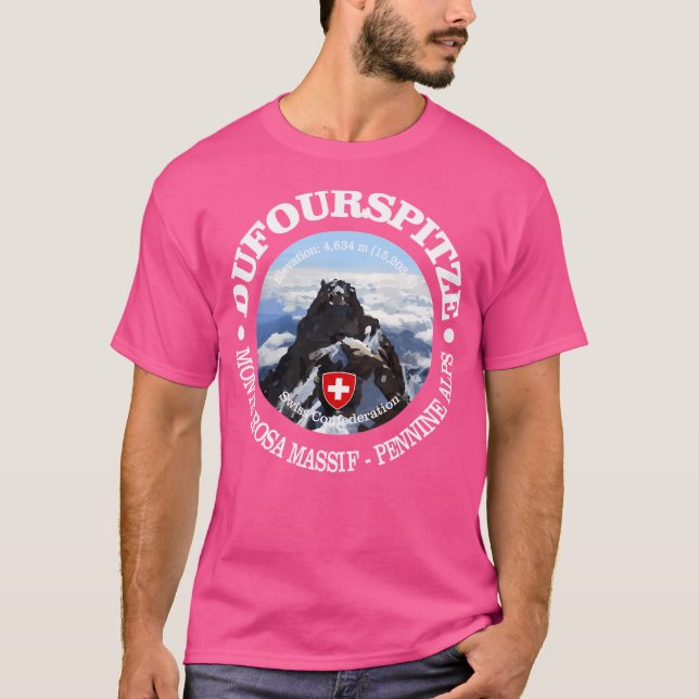 Dufourspitze (P) T Shirt (Framsida)