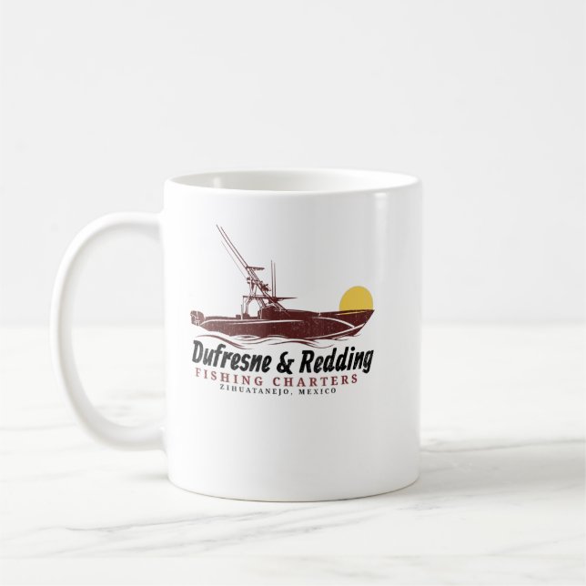 Dufresne and Redding FishCharters Zihuatanejo Kaffemugg (Vänster)