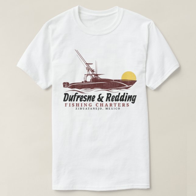 Dufresne and Redding FishCharters Zihuatanejo T Shirt (Design framsida)
