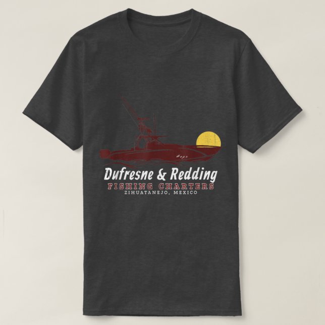 Dufresne and Redding FishCharters Zihuatanejo  T Shirt (Design framsida)