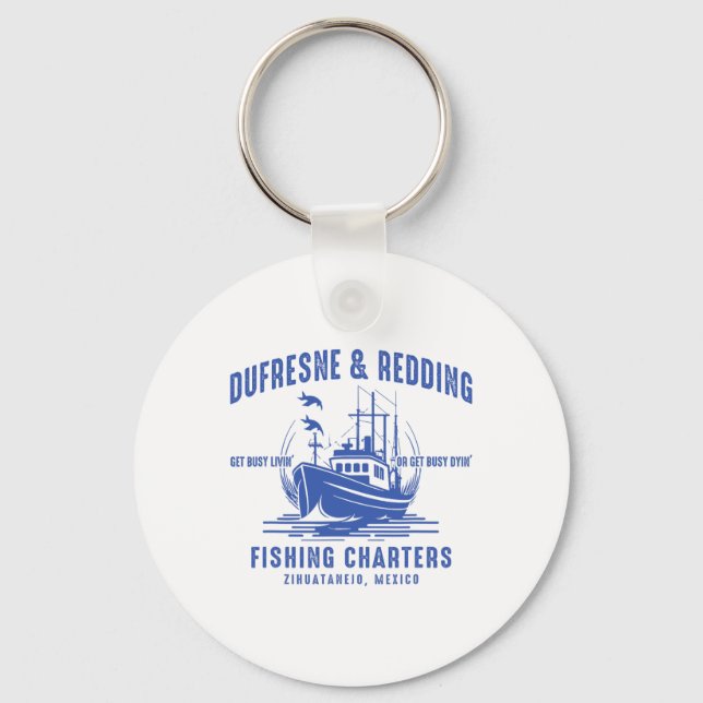 Dufresne And Redding Fishing Charters Älskare  Nyckelring (Framsida)
