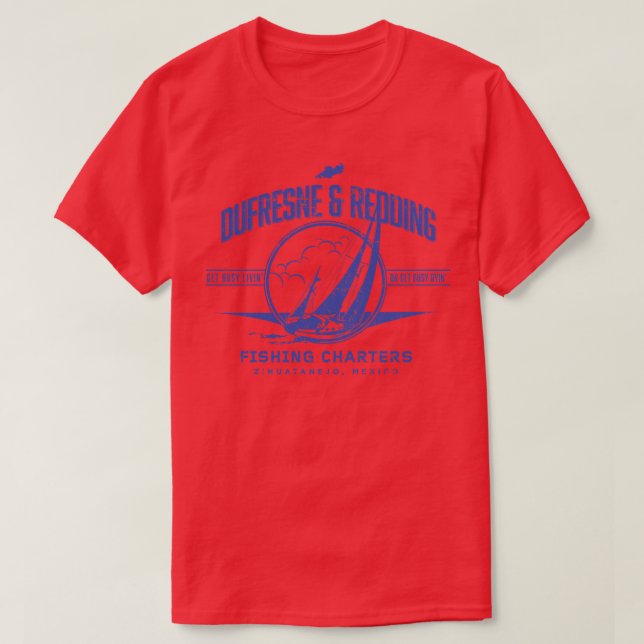 Dufresne Redding Fiske Charter T Shirt (Design framsida)