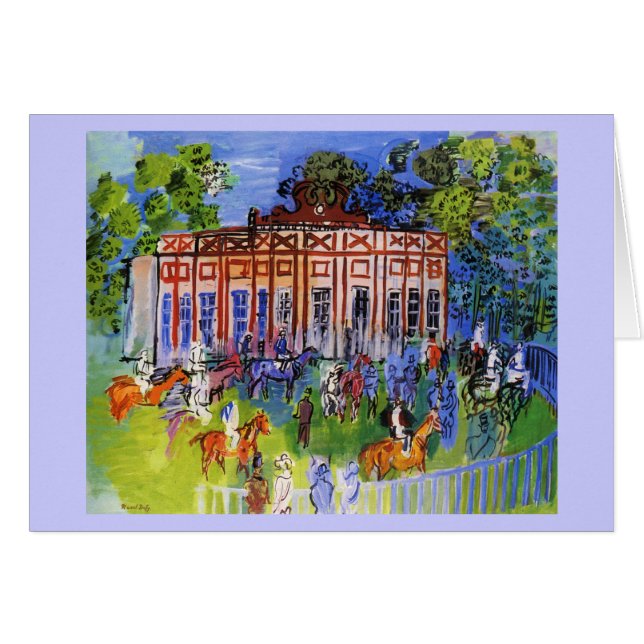 Dufy (chateaupaddock) hälsningskort (Framsidan Horizontal)