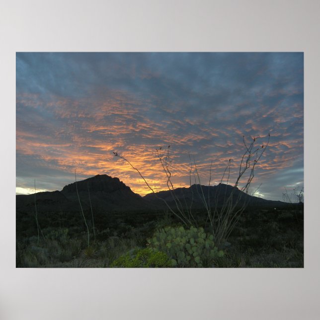 Dugout Wells - Big Bend, Texas Poster (Framsidan)
