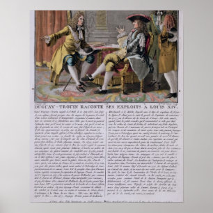 Duguay-Trouin (1673-1736), som räknade upp sin flo Poster