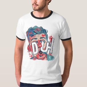 DUH Comic Pop Art T-Shirt – Retro Roligt Grafiskt 