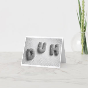 Duh Cookies-anteckningskort Kort